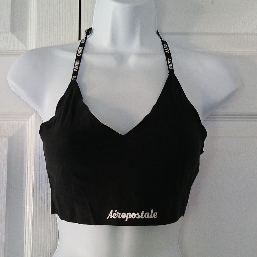 Aeropostale  black bralette  Sz L NWOT
